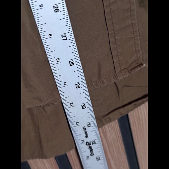 Wilfred Free Shirt Large Womens Brown Boyfriend Fit Long Sleeve Pocket Button - Picture 4 of 8